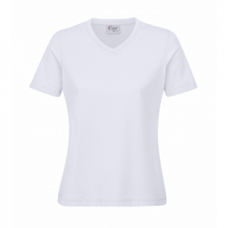 Damen V-Ausschnitt T-Shirt Workwear