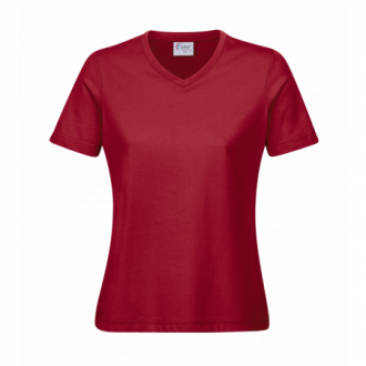 Damen V-Ausschnitt T-Shirt Workwear