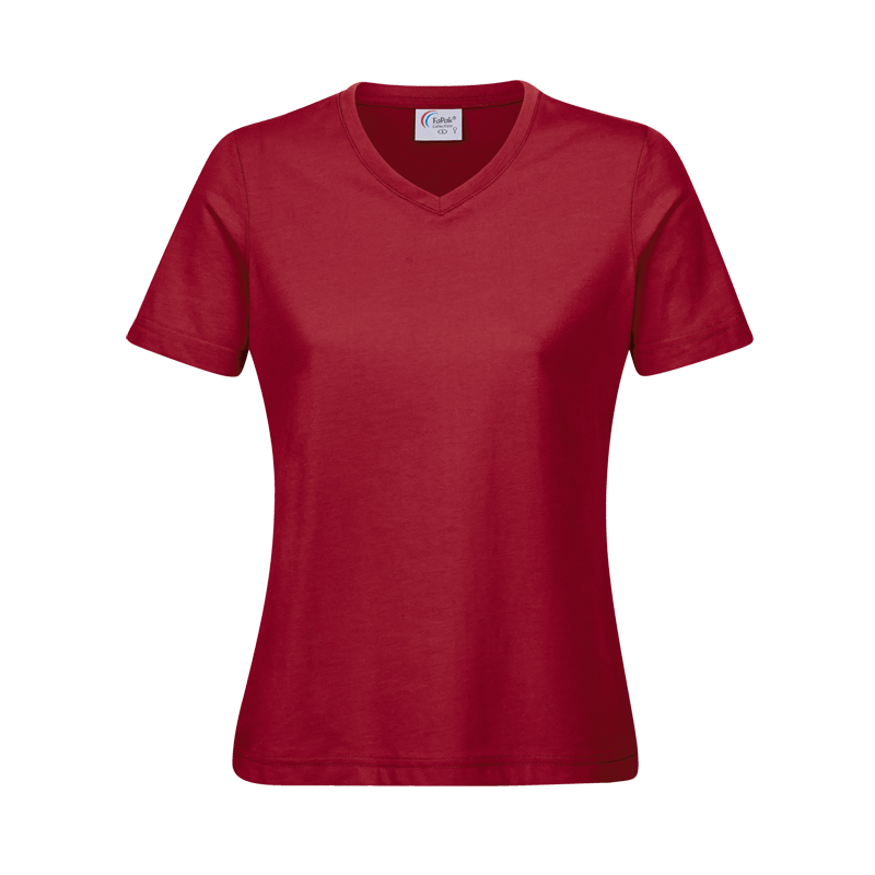 Damen V-Ausschnitt T-Shirt Workwear