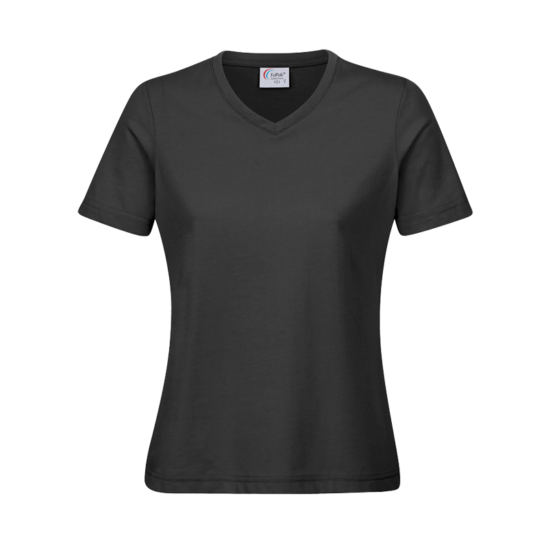 Damen V-Ausschnitt T-Shirt Workwear