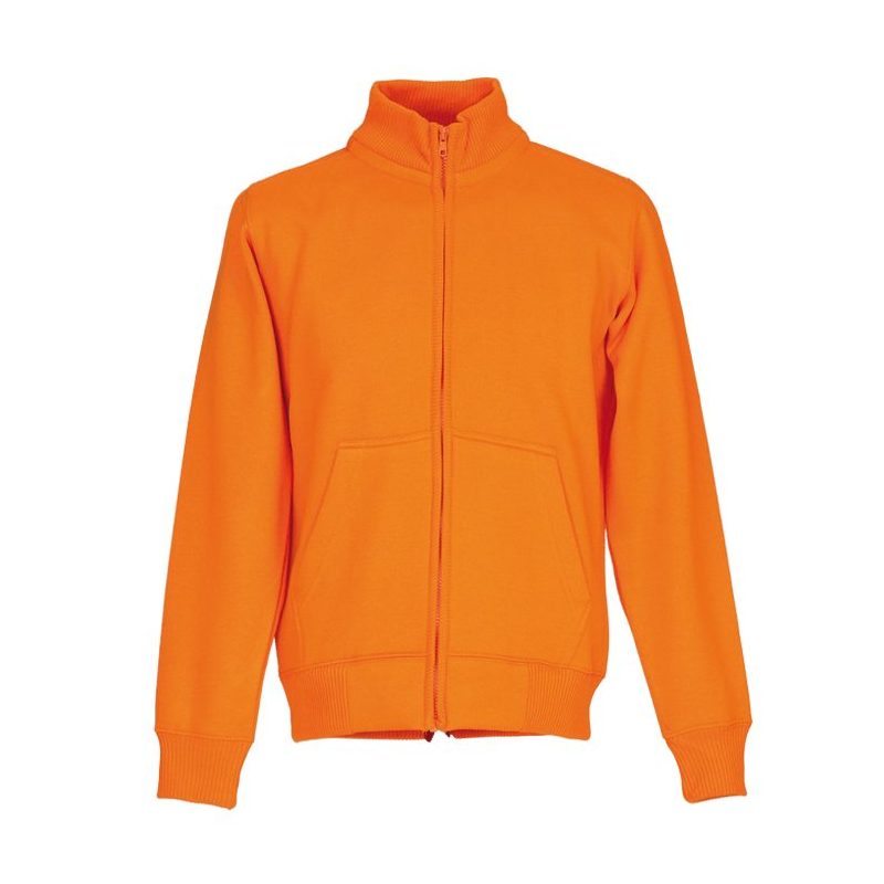 Stehkragen-Sweat-Jacke