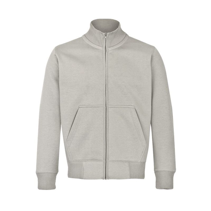 Stehkragen-Sweat-Jacke