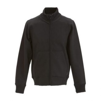 Stehkragen-Sweat-Jacke