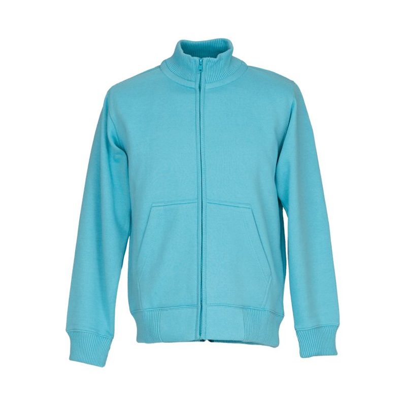 Stehkragen-Sweat-Jacke